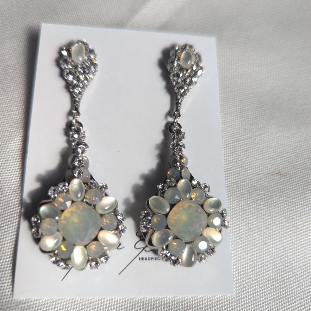 Elegant Silver Drop Earrings